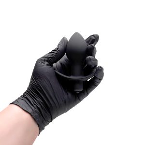 Plug Anal Vibrador Silicona Suave De 8,7x4cm