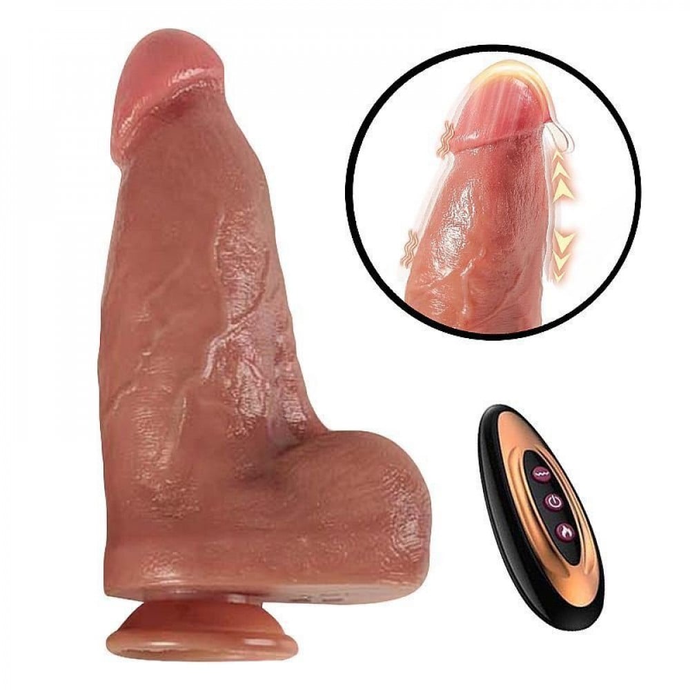 Pene vibrador Rotativo de 24x6,8cm Super Realista