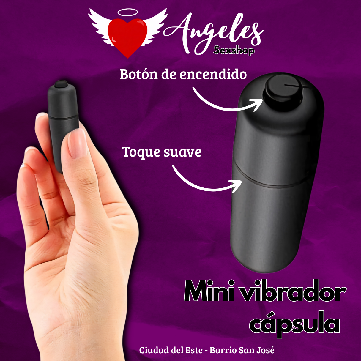 Mini vibrador cápsula