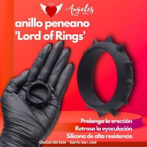 Anillo peneano de silicona 'Lord of Rings'