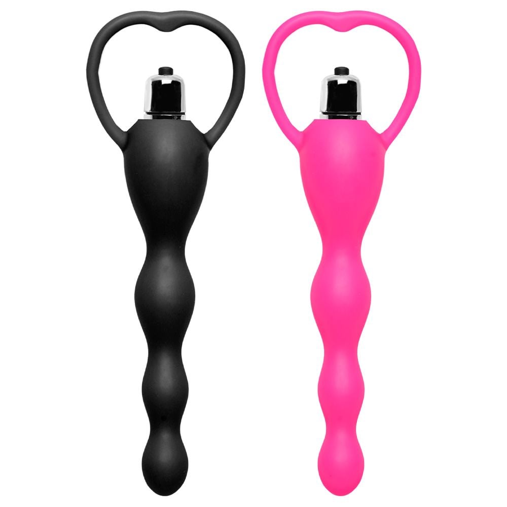 Plug anal vibrador escalonado de 16x3,5cm - Imagen 3