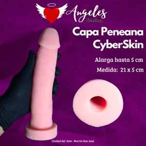 Capa peneana Cyber Skin de 21x5cm