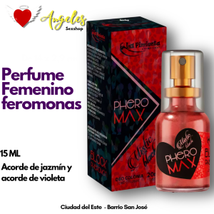 Perfume femenino con feromonas de 20ml, aroma floral