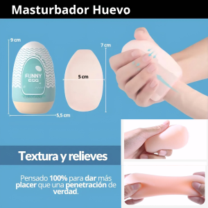 Masturbador masculino egg funny (huevo)