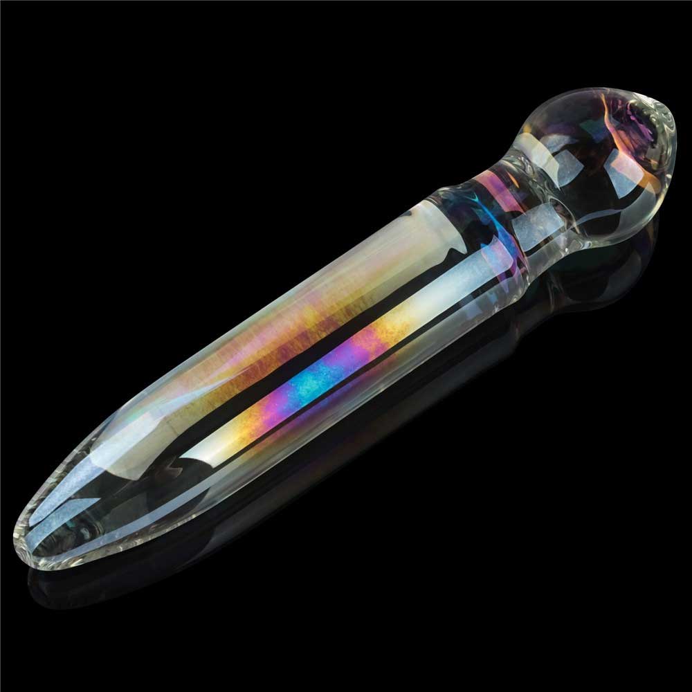 Plug anal de vidrio de 18,4x3,7cm - Imagen 6