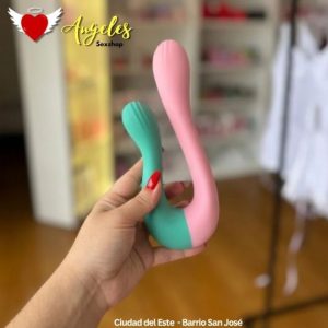 Vibrador de parejas doble punta de 23x3,4cm Double Passion'