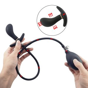 Plug anal inflable de 8x2,5cm, llega hasta 4,5cm de grosor
