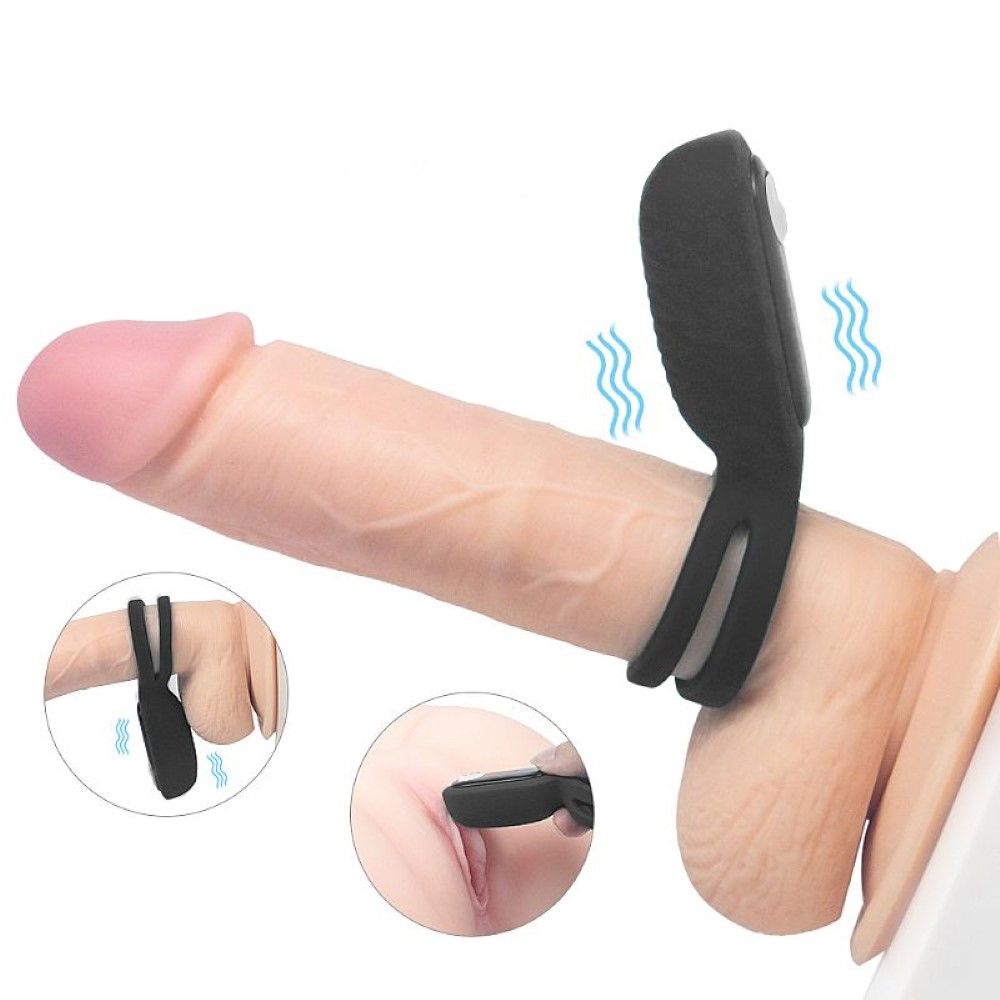 Anillo peneano vibrador recargable y 10 modos de vibración - Imagen 4
