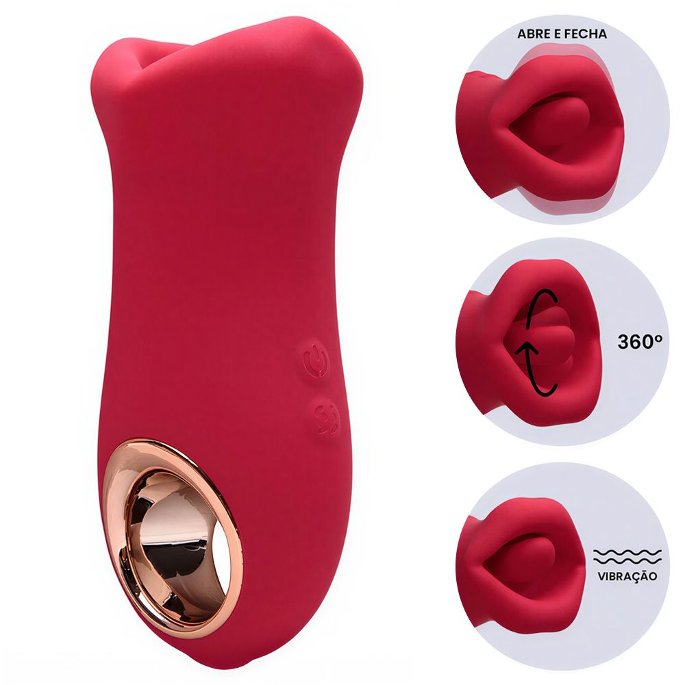 Simulador de Sexo Oral Boca, vibrador - Imagen 6