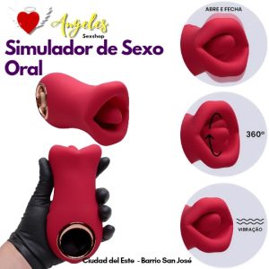 Simulador de Sexo Oral Boca, vibrador