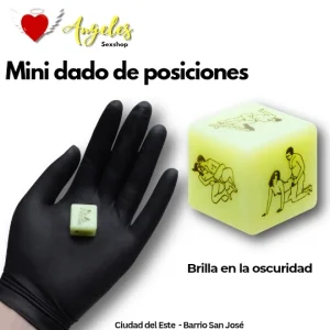 Mini dado de posiciones fluorescente