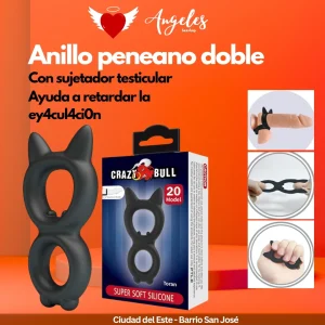 Anillo peneano doble Crazy Bull