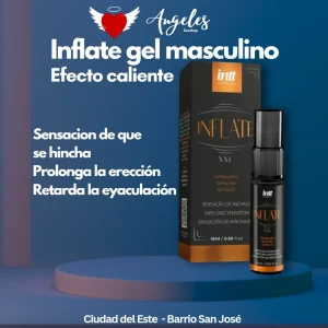 Inflate excitante masculino vasodilatador de 15ml